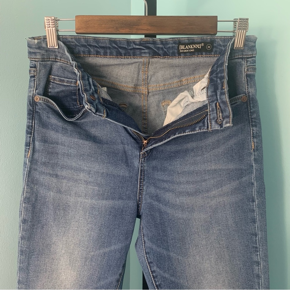 Blank NYC The Great Jones High Rise Skinny Jeans Medium Wash - Picture 4 of 7